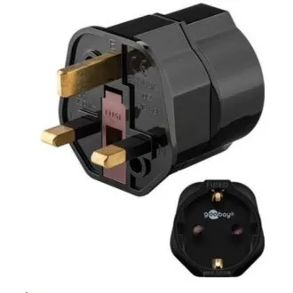 Goobay Travel adapter za UK utičnicu i uređaje s češkim utikačem i uzemljenjem