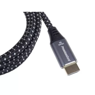 PREMIUMCORD kabel HDMI 2.1 velike brzine + Ethernet kabel 8K@60Hz, pozlaćeni konektori, 0,5m