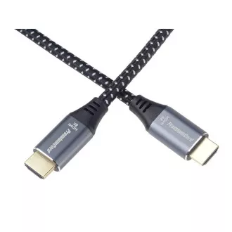 PREMIUMCORD kabel HDMI 2.1 velike brzine + Ethernet kabel 8K@60Hz, pozlaćeni konektori, 0,5m