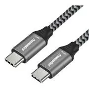 PREMIUMCORD Kabel USB 3.2 Gen 1 USB-C (M/M), pamučna pletenica, 1,5 m
