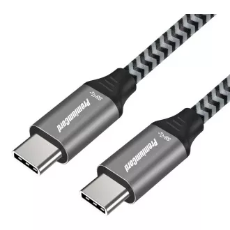 PREMIUMCORD Kabel USB 3.2 Gen 1 USB-C (M/M), pamučna pletenica, 1,5 m