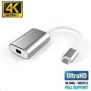 PremiumCord USB-C na mini DisplayPort adapter, rezolucija 4K*2K@60Hz