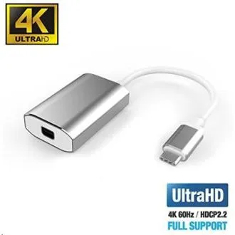 PremiumCord USB-C na mini DisplayPort adapter, rezolucija 4K*2K@60Hz PremiumCord USB-C na mini DisplayPort adapter, rezolucija 4K*2K@60Hz