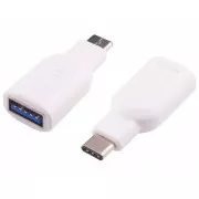 PremiumCord adapter USB 3.1 konektor C - USB 3.0 A (M/Ž), OTG, bijeli