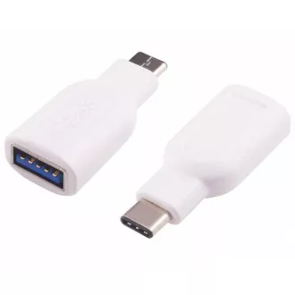 PremiumCord adapter USB 3.1 konektor C - USB 3.0 A (M/Ž), OTG, bijeli