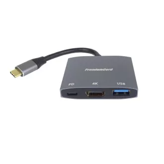 PremiumCord adapter USB-C na HDMI, USB3.0, PD, 4K i FULL HD 1080p rezolucija