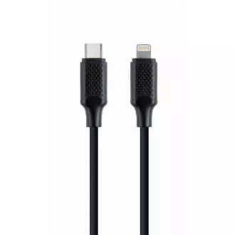 GEMBIRD Kabel USB 2.0 Type-C to Ligtning (CM/8pinM), 1.5m, podatkovni, crni