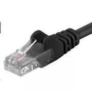 PremiumCord Patch kabel UTP RJ45-RJ45 CAT6 1m crni