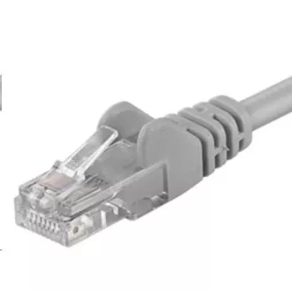 PremiumCord Patch kabel UTP RJ45-RJ45 CAT6 0,1m sivi PremiumCord Patch kabel UTP RJ45-RJ45 CAT6 0,1m sivi