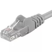 PremiumCord Patch kabel UTP RJ45-RJ45 CAT6 1,5m sivi