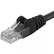 PremiumCord Patch kabel UTP RJ45-RJ45 CAT6 1,5m crni