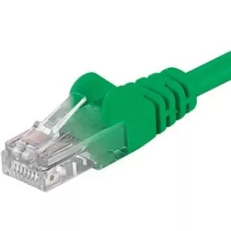 PremiumCord Patch kabel UTP RJ45-RJ45 CAT6 3m zeleni