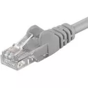 PremiumCord Patch kabel UTP RJ45-RJ45 CAT6 5m sivi
