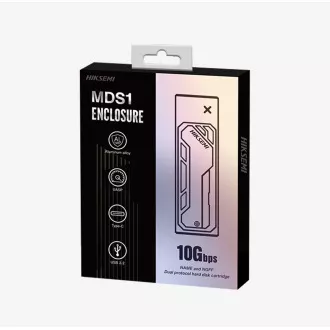 HIKSEMI vanjska kutija MDS1, M.2 SATA NVMe kućište, do 2280, crna