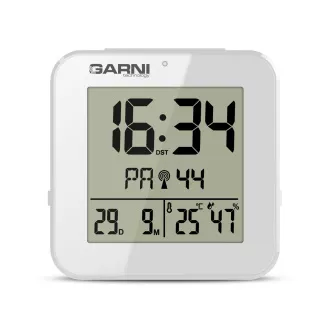 GARNI 138W - digitalna budilica s termometrom i higrometrom, bijela GARNI 138W - digitalna budilica s termometrom i higrometrom, bijela