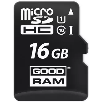 GOODRAM MicroSDHC kartica 16GB M1AA, UHS-I Class 10, U1 + adapter