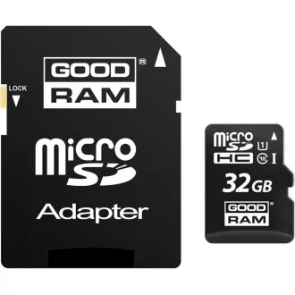 GOODRAM MicroSDHC kartica 32GB M1AA, UHS-I Class 10, U1 + adapter