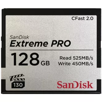 SanDisk CFAST 2.0 128 GB Extreme Pro (525 MB/s VPG130)