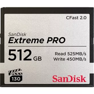 SanDisk CFAST 2.0 512 GB Extreme Pro (525 MB/s VPG130)