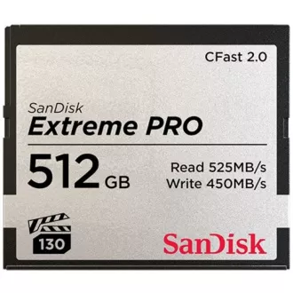 SanDisk CFAST 2.0 512 GB Extreme Pro (525 MB/s VPG130)