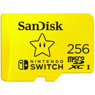 SanDisk MicroSDXC kartica 256 GB za Nintendo Switch (R: 100 / W: 90 MB / s, UHS-I, V30, U3, C10, A1) licencirani proizvod, Super Mario