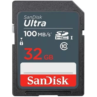SanDisk SDHC kartica 32GB Ultra (100MB/s Class 10 UHS-I) SanDisk SDHC kartica 32GB Ultra (100MB/s Class 10 UHS-I)