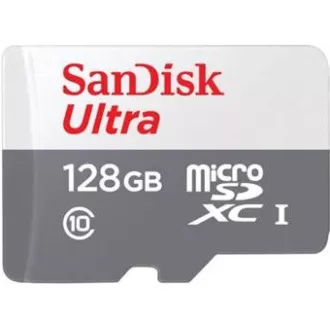 SanDisk MicroSDXC kartica 128GB Ultra (100MB/s, Class 10, Android) + adapter
