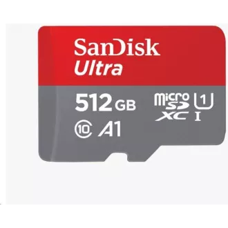 SanDisk MicroSDXC 512GB Ultra kartica (100MB/s, Class 10, Android) + adapter