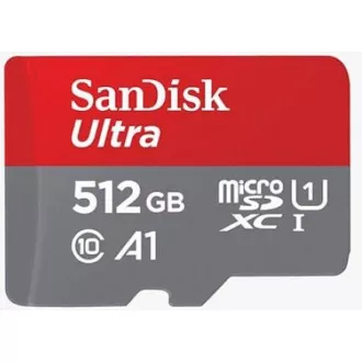 SanDisk MicroSDXC 512GB Ultra kartica (100MB/s, Class 10, Android) + adapter