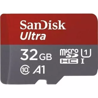 SanDisk MicroSDXC 32GB Ultra kartica (120 MB/s, A1 Class 10 UHS-I, Android) + adapter