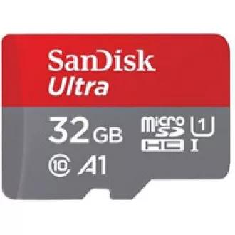 SanDisk MicroSDHC kartica 32GB Ultra (120MB/s, A1 Class 10 UHS-I, Android - Pakovanje za tablet, Memory Zone App) + adapter