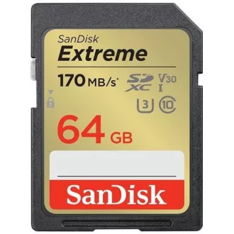 SanDisk SDXC kartica 64 GB Extreme (170 MB/s klasa 10, UHS-I U3 V30)