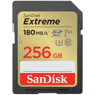 SanDisk SDXC kartica 256 GB Extreme (190 MB/s klasa 10, UHS-I U3 V30)