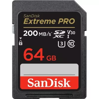 SanDisk SDXC kartica 64 GB Extreme PRO (200 MB/s klasa 10, UHS-I U3 V30)