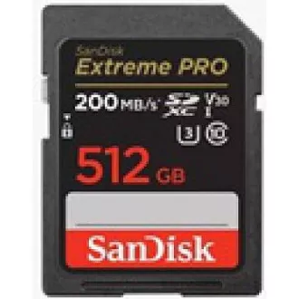 SanDisk SDXC kartica 512 GB Extreme PRO (200 MB/s Class 10, UHS-I U3 V30)