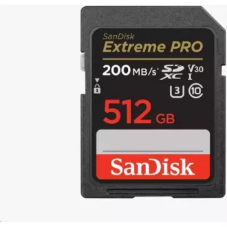 SanDisk SDXC kartica 512 GB Extreme PRO (200 MB/s Class 10, UHS-I U3 V30)