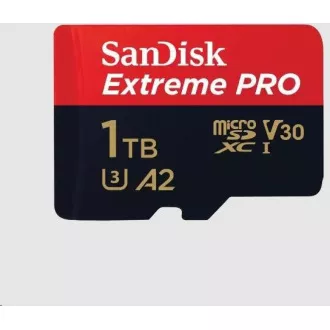 SanDisk micro SDXC kartica 1TB Extreme PRO (200 MB/s Class 10, UHS-I U3 V30) + adapter SanDisk micro SDXC kartica 1TB Extreme PRO (200 MB/s Class 10, UHS-I U3 V30) + adapter
