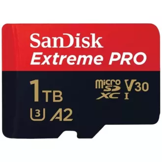 SanDisk micro SDXC kartica 1TB Extreme PRO (200 MB/s Class 10, UHS-I U3 V30) + adapter
