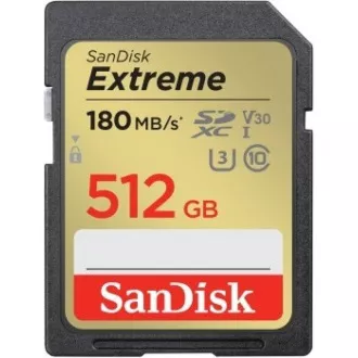 SanDisk SDXC kartica 512 GB Extreme (190 MB/s klasa 10, UHS-I U3 V30)