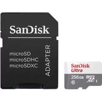 Sandisk MicroSDXC kartica 256GB Ultra (100MB/s, klasa 10 UHS-I, Android)