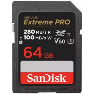 SanDisk SDXC kartica 64 GB Extreme PRO (280 MB/s klasa 10, UHS-II V60)