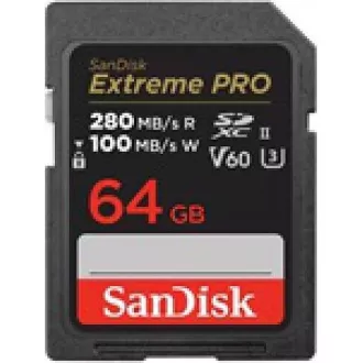 SanDisk SDXC kartica 64 GB Extreme PRO (280 MB/s klasa 10, UHS-II V60)