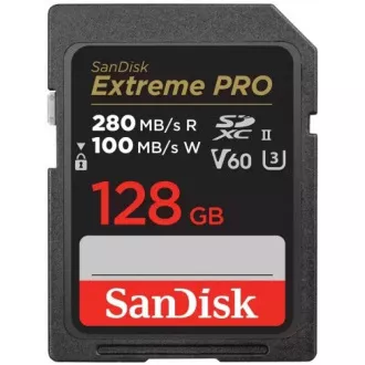 SanDisk SDXC kartica 128 GB Extreme PRO (280 MB/s klasa 10, UHS-II V60)