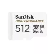 SanDisk MicroSDXC kartica 512GB visoke izdržljivosti (R:100/W:40 MB/s, C10, U3, V30) + adapter