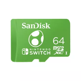 SanDisk MicroSDXC kartica 64GB za Nintendo Switch (R:100/W:90 MB/s, UHS-I)