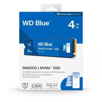 WD BLUE SSD NVMe 4TB PCIe SN5000, Gen4, (R:5500, W:5000MB/s)