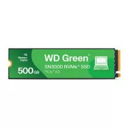 WD GREEN SSD 500GB SN3000 pogonjen SanDiskom, PCIe Gen4x4, M.2 2280, (R:5000/W:4100 MB/s)
