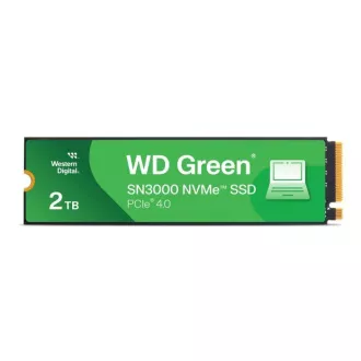WD GREEN SSD 2TB SN3000 Pokreće ga SanDisk, PCIe Gen4x4, M.2 2280, (R:5000/W:4200 MB/s)