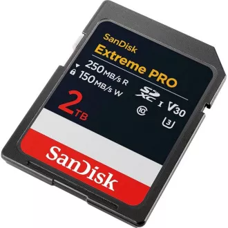 SanDisk SDXC kartica 2TB Extreme PRO (250 MB/s Klasa 10, UHS-I U3 V30)