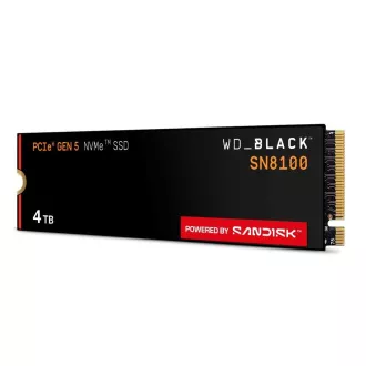 WD BLACK SSD NVMe 4TB PCIe SN8100 pogonjen SanDiskom, Gen5, (R:14900, W:14000MB/s)